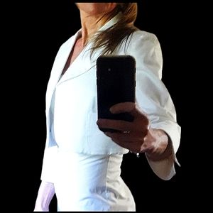 Tevrow Chase crop blazer jacket